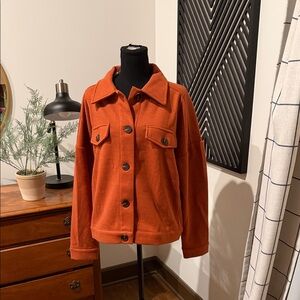 Staccato Women's Rust Teddy Jacket large